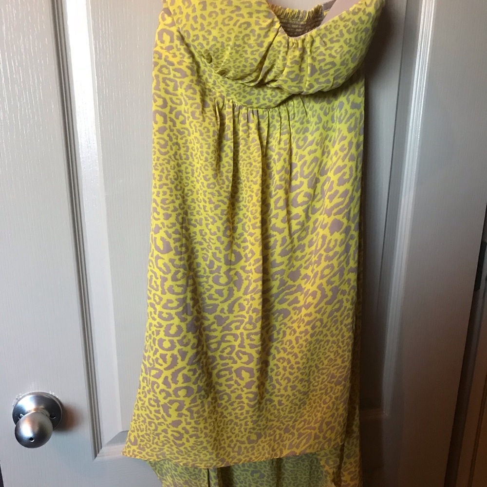 Jessica Simpson Hi-Low Animal print dress